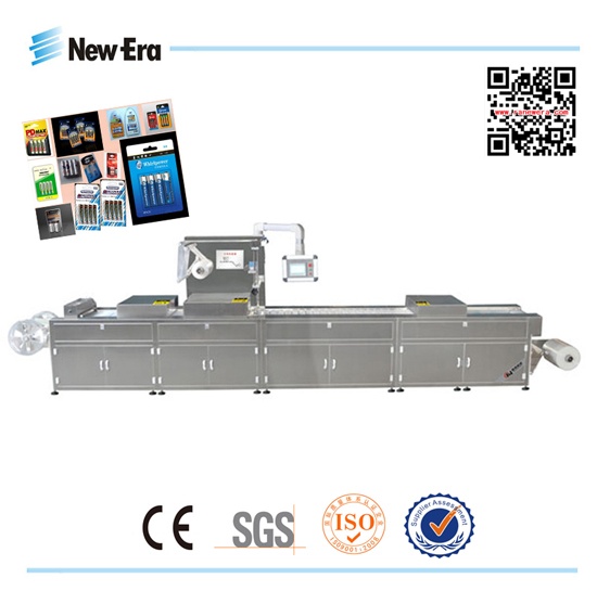 Full-Automatic Professional Battery Blister and Paper Packing Machine